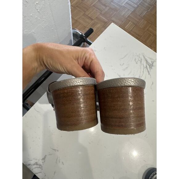 Brighton Women's Alison Zinc Pearl Ferrara Block Heel Sandal, Size 8, Like New - Picture 14 of 14